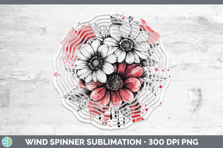 GorgeousSplash Valentine Wind Spinner design.