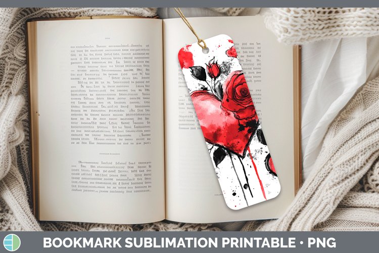 Printable Valentine Bookmark Image 17
