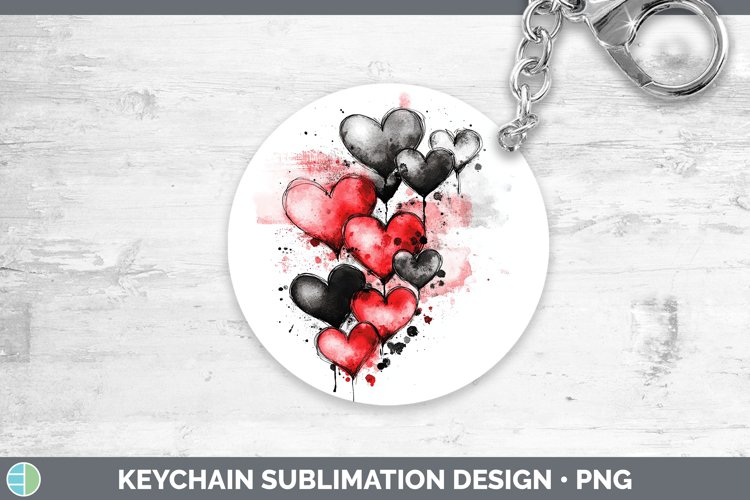 GorgeousSplash Valentine Keychain design.