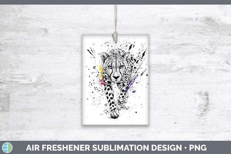 Splash Wildcats Cheetah Air Freshener Sublimation Car Freshe