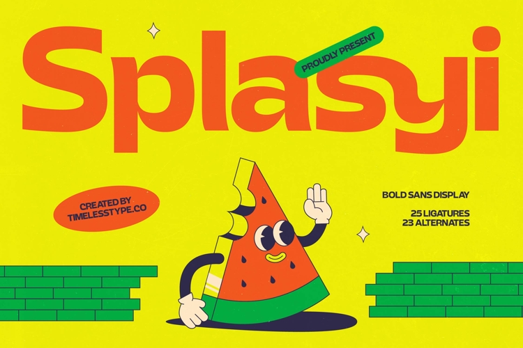 Splasyi - Bold Sans Display Font