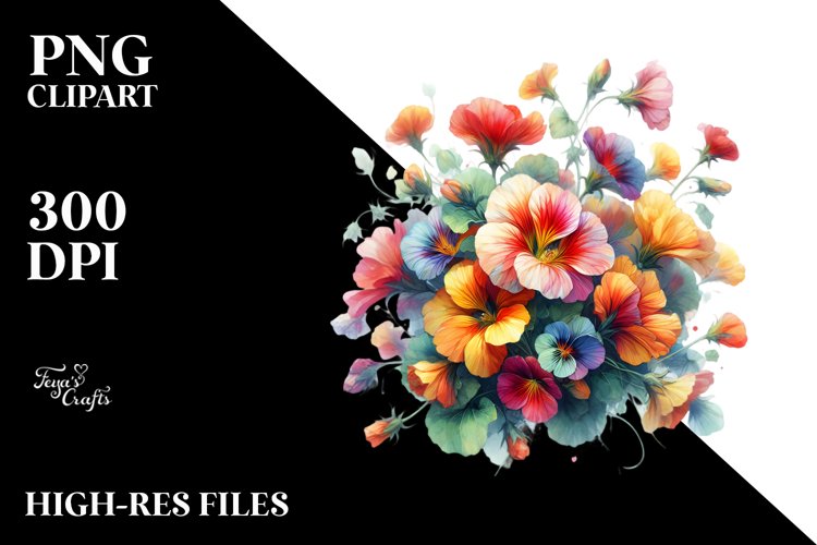 Flower Bouquet Clipart Image 7