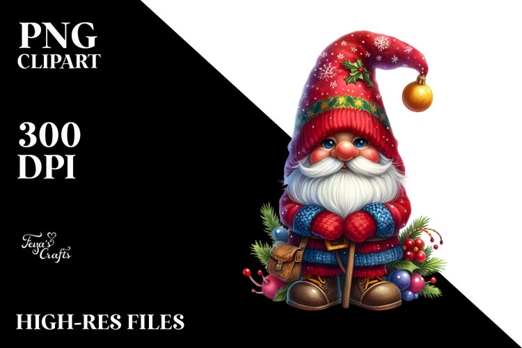 Vibrant Christmas Gnome