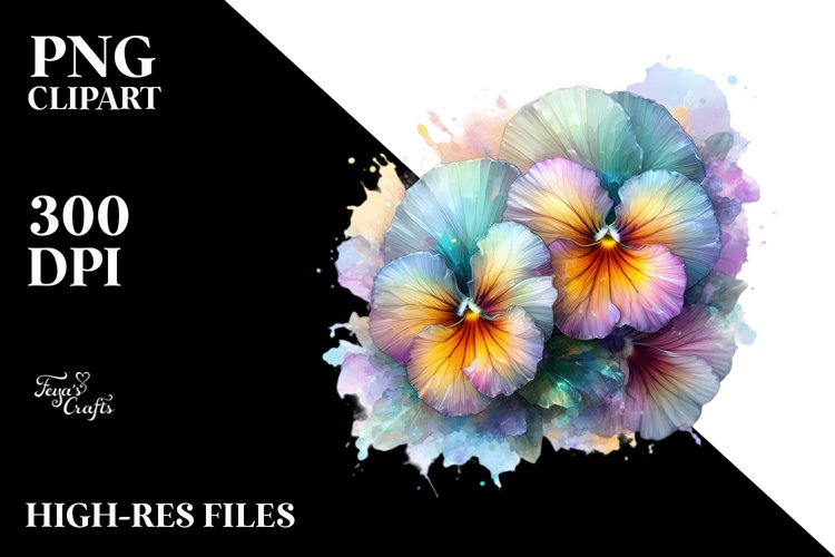 Vibrant Pansy PNG example image 1