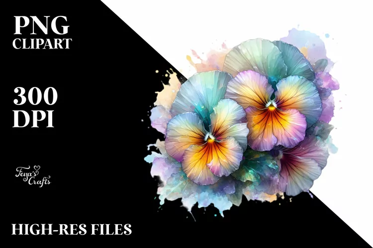 Vibrant Pansy PNG