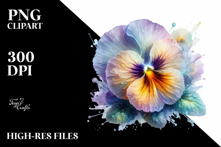 Vibrant Pansy PNG