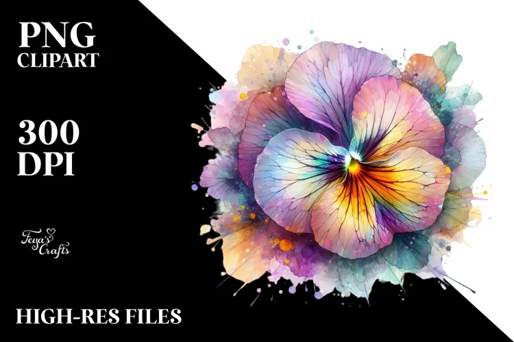 Vibrant Pansy PNG