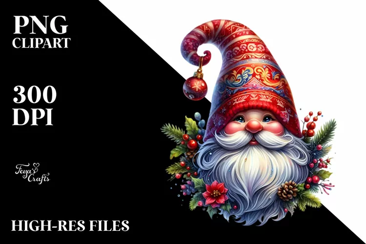 Vibrant Christmas Gnome
