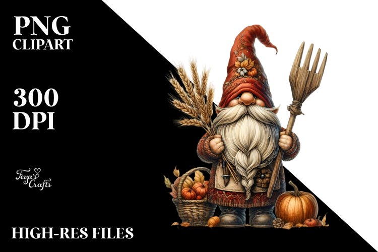 Vibrant Autumn Gnome example image 1