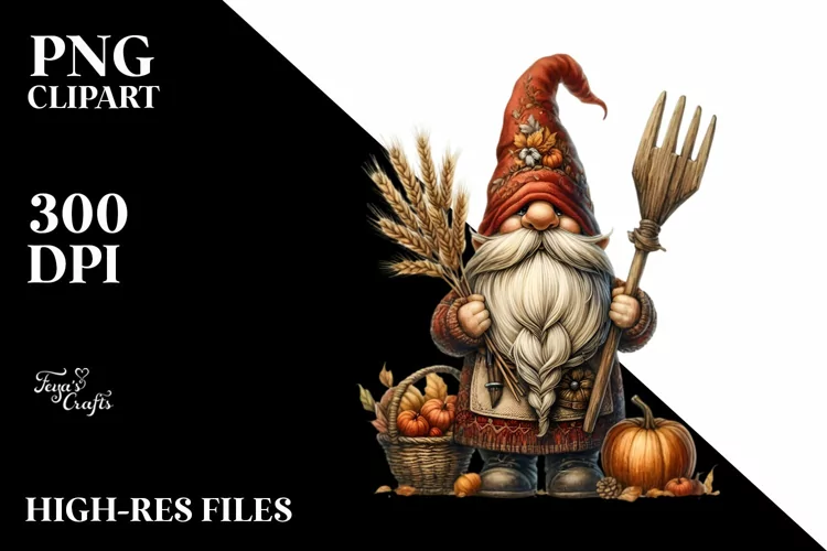 Vibrant Autumn Gnome