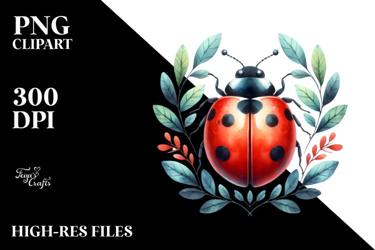 Ladybug Clipart Image 14