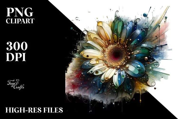 Gerbera Artistic Abstract