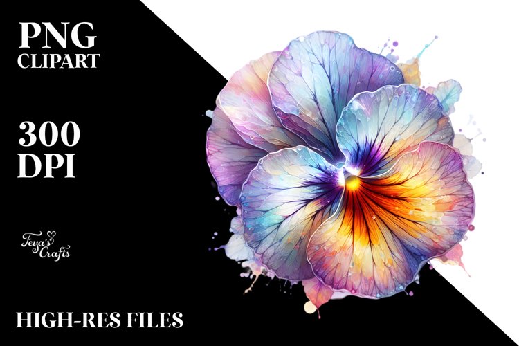 Vibrant Pansy PNG