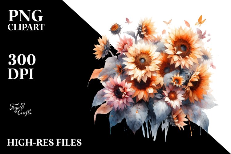 Sunflower Clipart Image 22