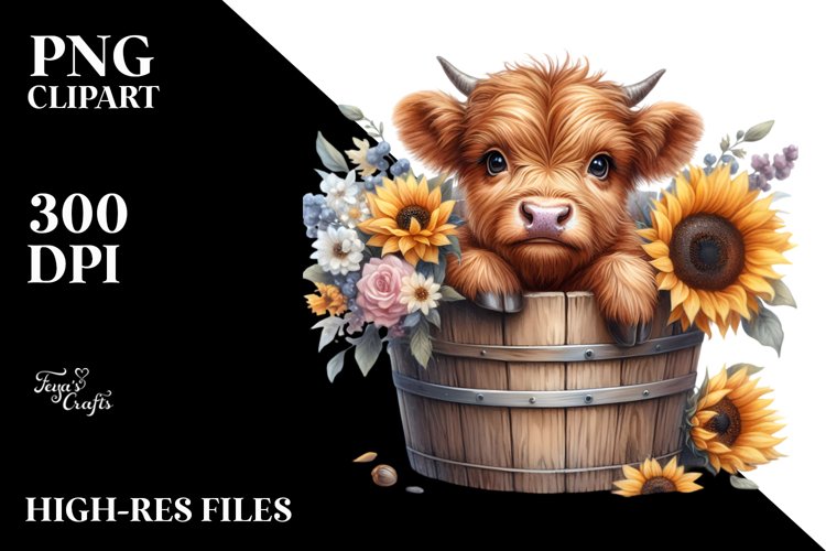 Sunflower Clipart Image 2