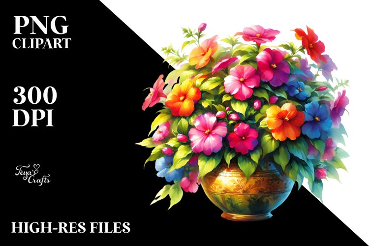 Flower Vase Clipart Image 2