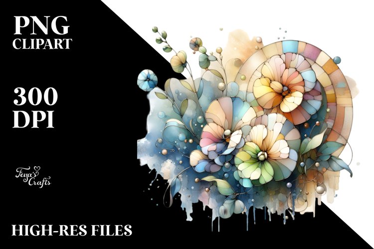 Stained Sweet Pea PNG