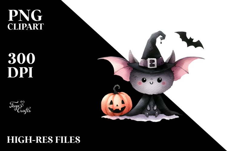 Simple Halloween Bat | Sublimation | Clipart