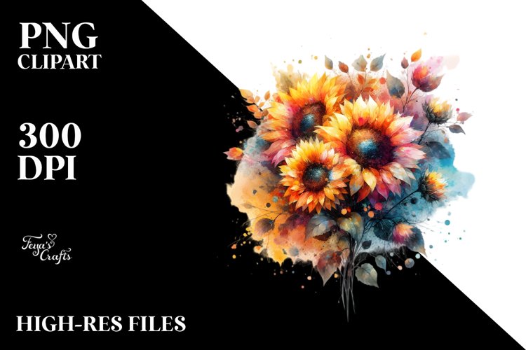 Sunflower Clipart Image 5