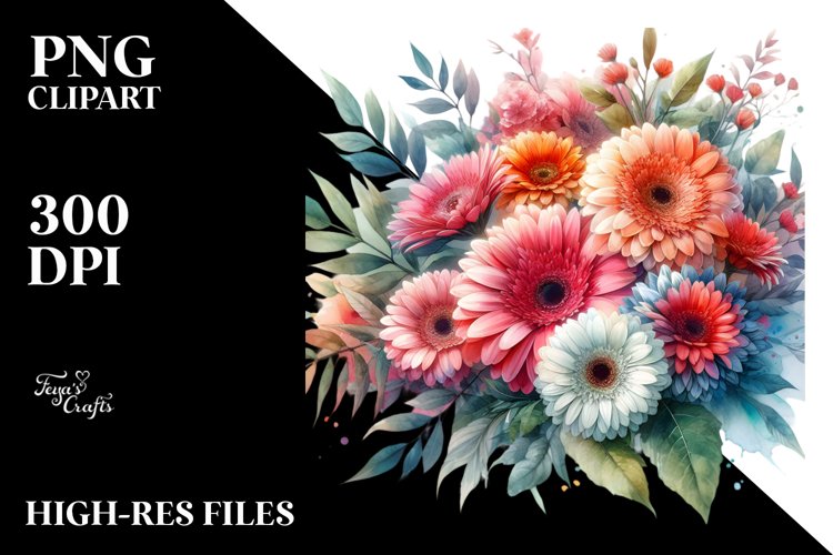 Summer Watercolor Clipart