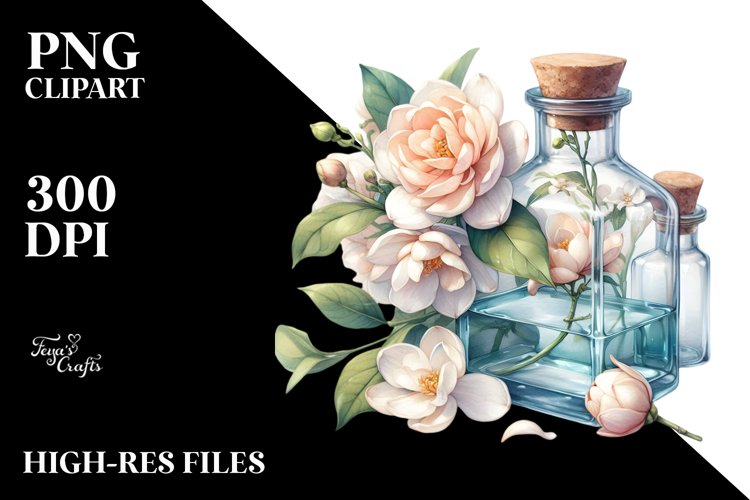 Watercolor Flower Clipart Image 6