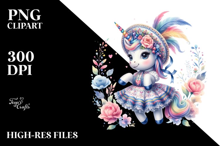 Unicorn Clipart Image 14