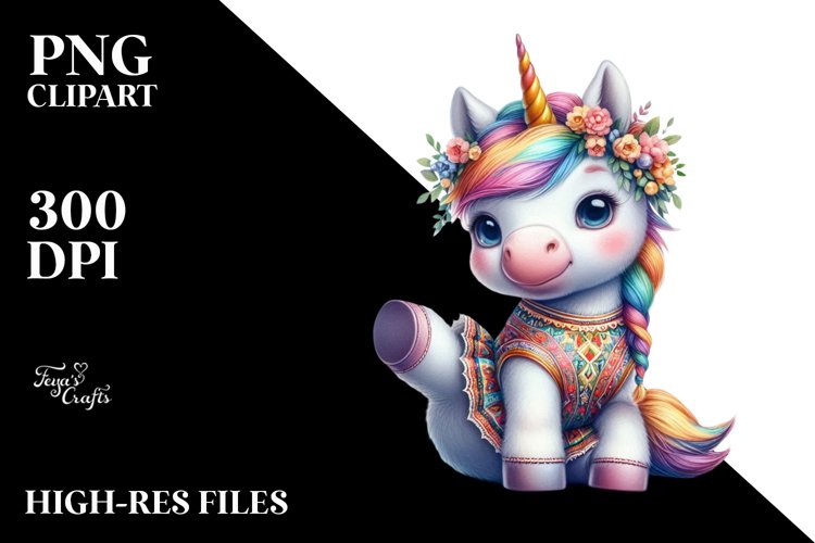 Unicorn Clipart Image 13
