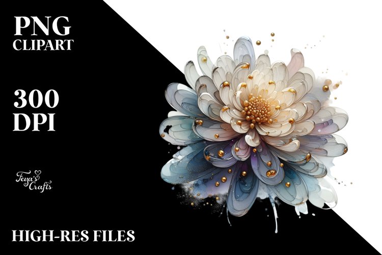 Abstract Chrysanthemum -Like | Clipart