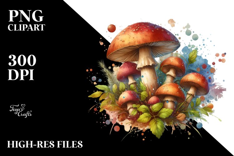 Mushroom Clipart Image 14
