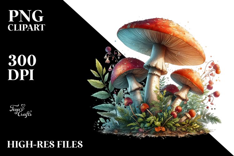 Mushroom Clipart Image 13