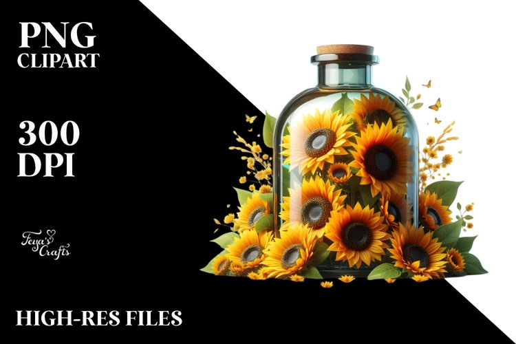 Sunflower Clipart Image 13