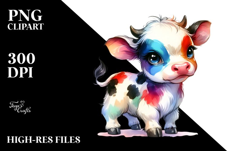 Cute Cow Clipart Image 15