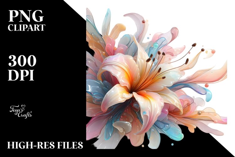 Flower Sticker Png Image 17