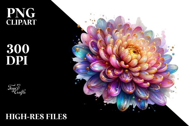 Shiny Chrysanthemum, Transparent PNG