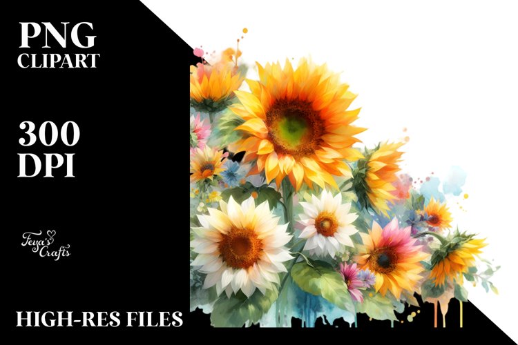 Sunflower Clipart Image 18