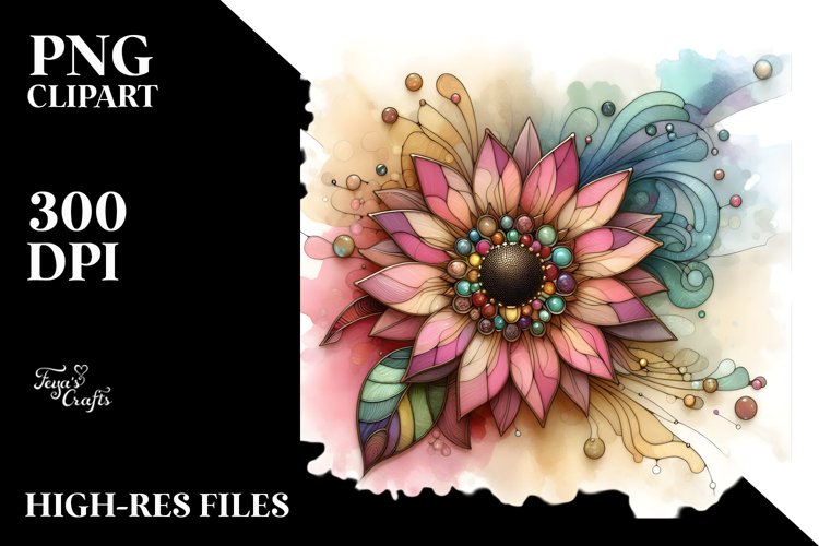 Sunflower Clipart Image 3