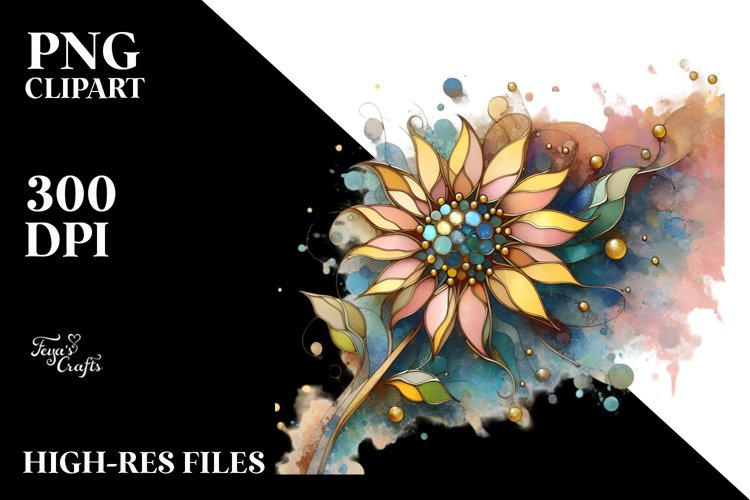 Sunflower Clipart Image 2