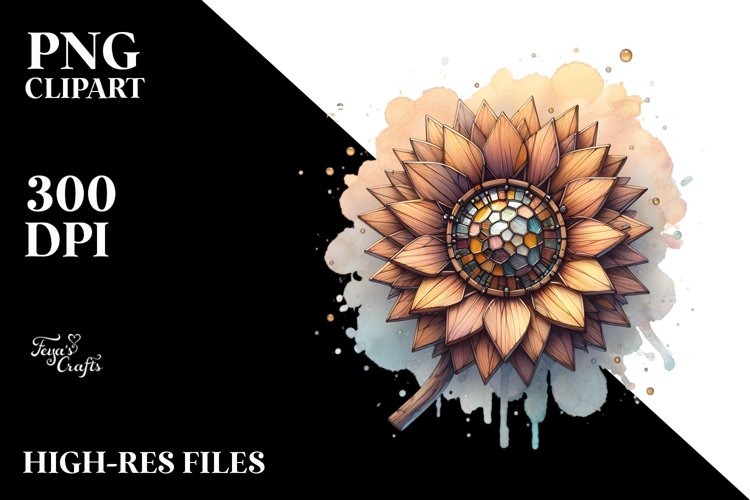 Sunflower Clipart Image 4