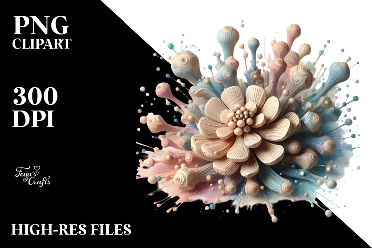 Flower Sticker Png Image 6