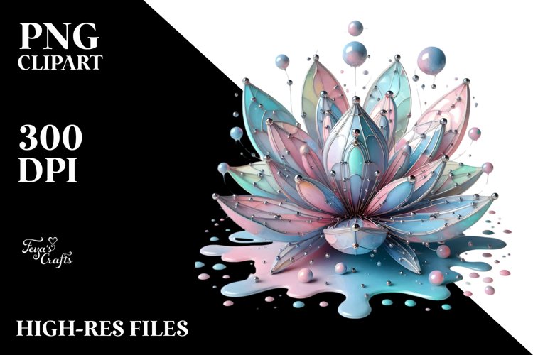 Glossy Snowdrop Watercolor PNG