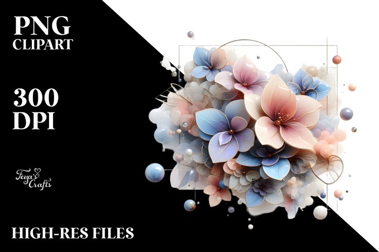 Flower Sticker Png Image 10