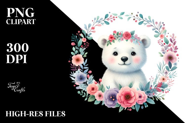 Polar Bear Clipart Image 19