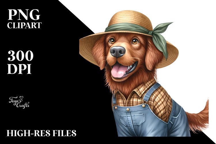 Chesapeake Bay Retriever Standing Clipart