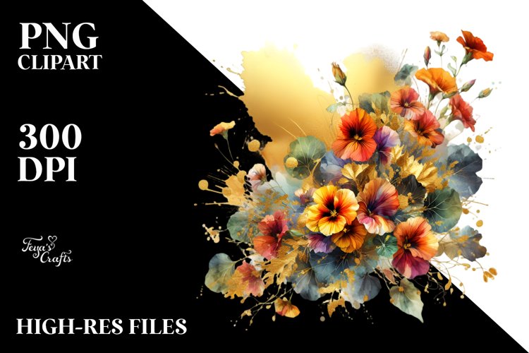 Flower Bouquet Clipart Image 22