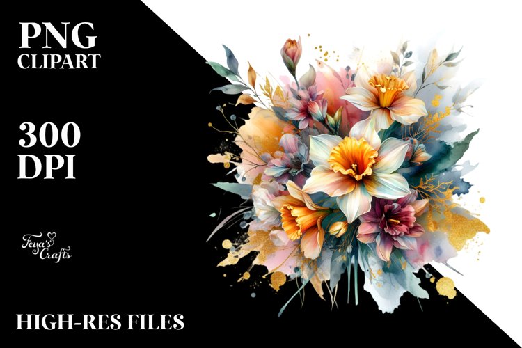 Flower Bouquet Clipart Image 22