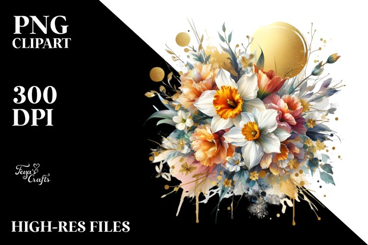 Flower Bouquet Clipart Image 21