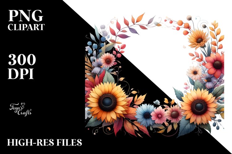 Sunflower Clipart Image 9