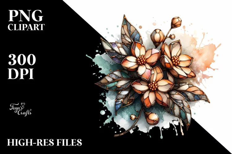 Abstract Wooden Stained Jasmine Shiny Material