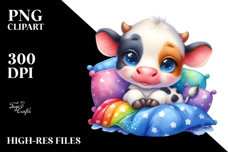 Cute Cow Clipart Image 3