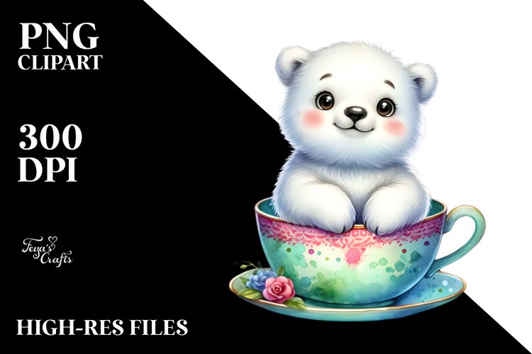 Polar Bear Clipart Image 13